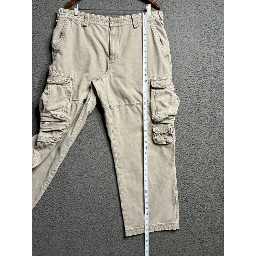 VTG Mossimo Cargo Pants Men 36x28.5 Tactical Utility Y2K Skater Baggy Wide Leg - Picture 16 of 16